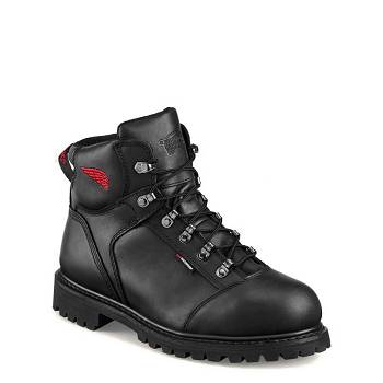 Red Wing Férfi TruWelt 6-inch Waterproof Safety Toe Munkavédelmi Bakancs Fekete